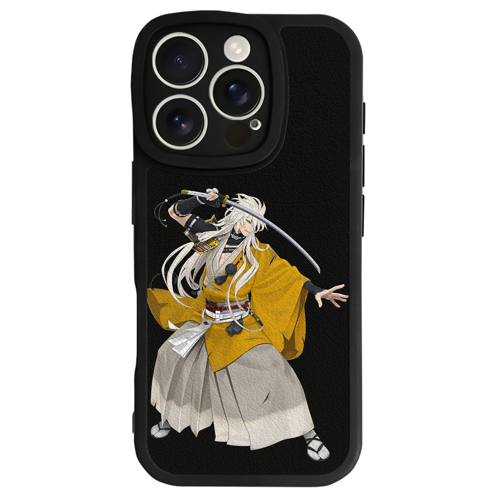 （画像用） 刀剣乱舞 Touken Ranbu 【iPhone 16シリーズ対応】シリコンスマホケース（レザー調） 材質：シリコン